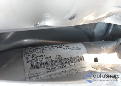 2003 Mercury Grand Marquis Ls from USA, damaged, VIN 2MEHM75WX3X703574